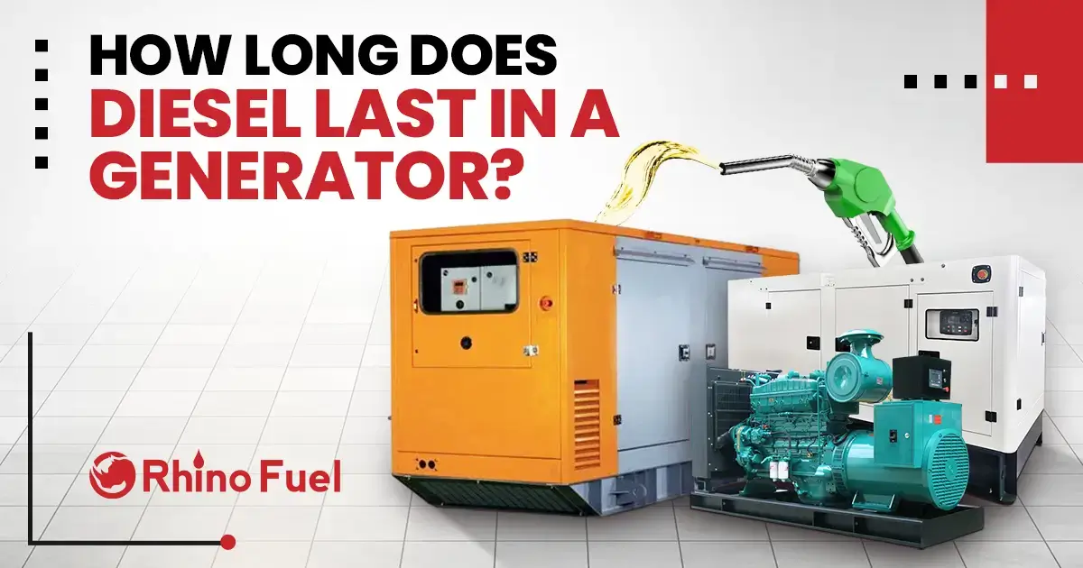 How long does diesel last in a generator? Insights from Rhino Fuel