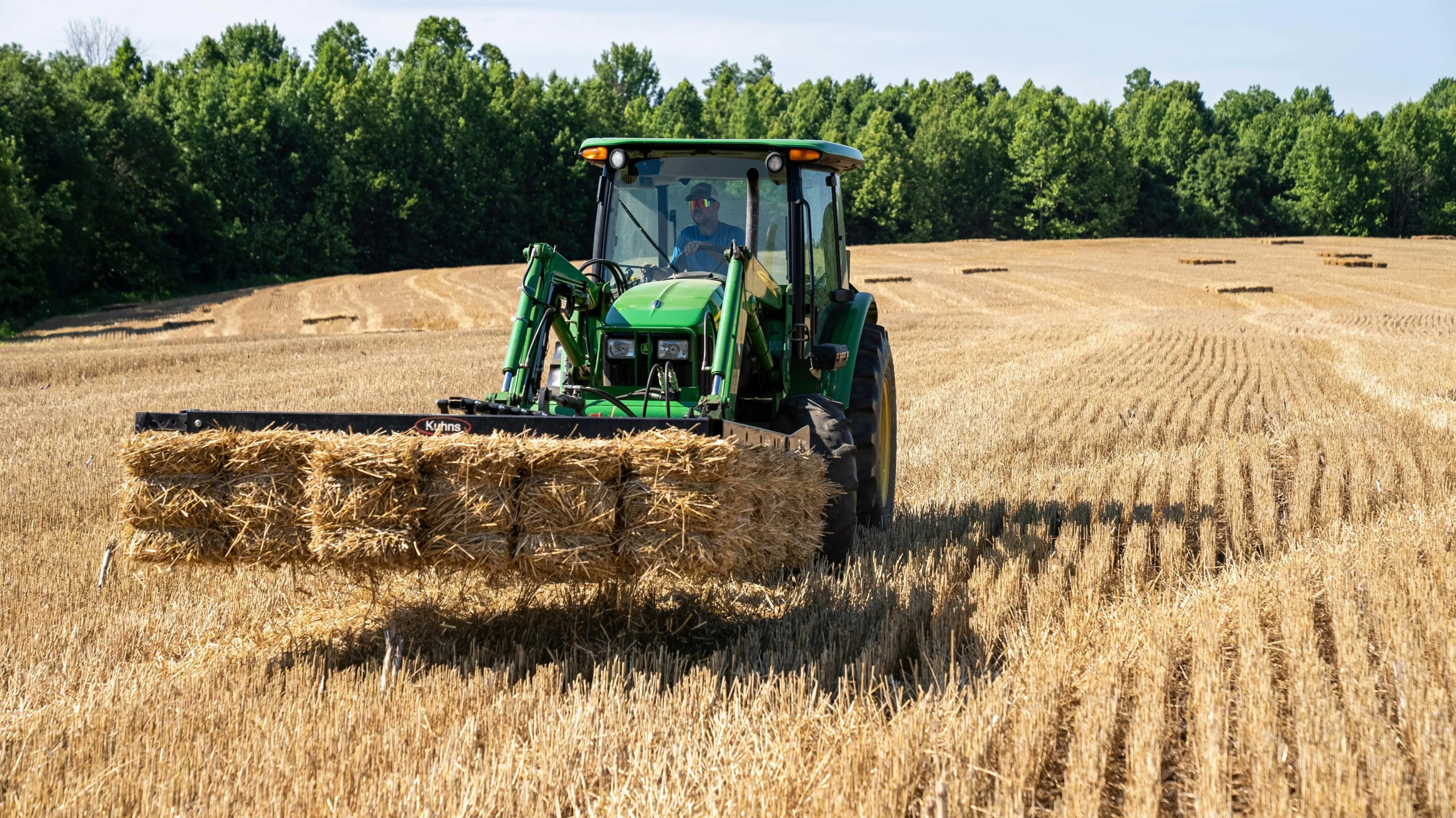 farm-fuel-delivery-tractor-harvest-season - Rhino Fuel Tractor during farm fuel delivery