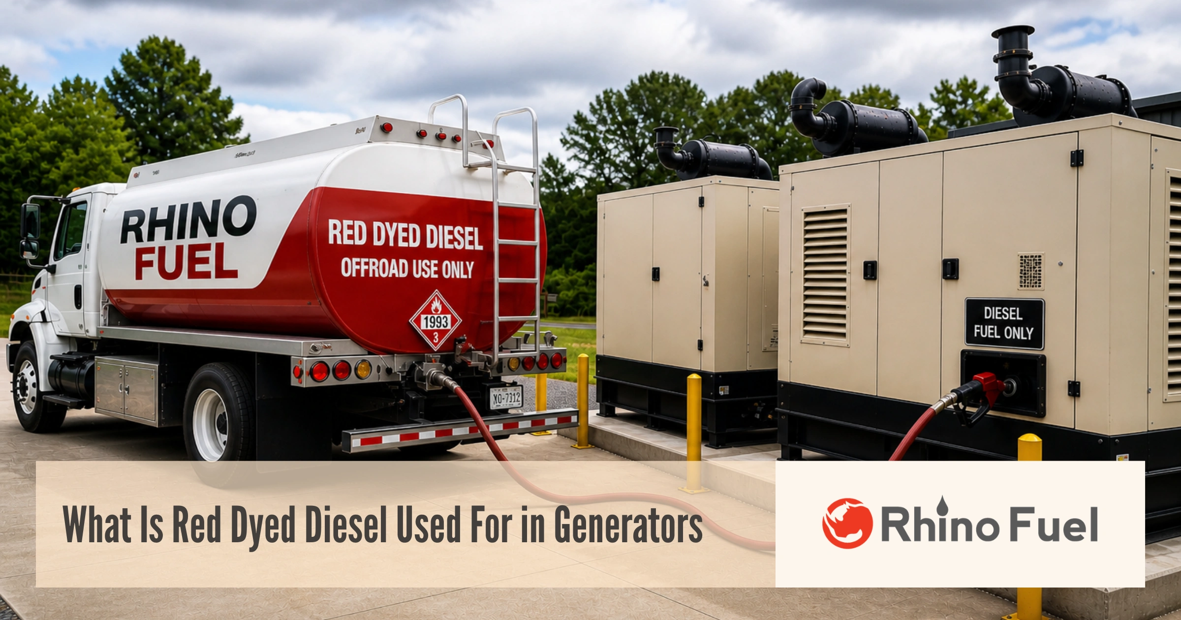What Is Red Dyed Diesel Used For in Generators?