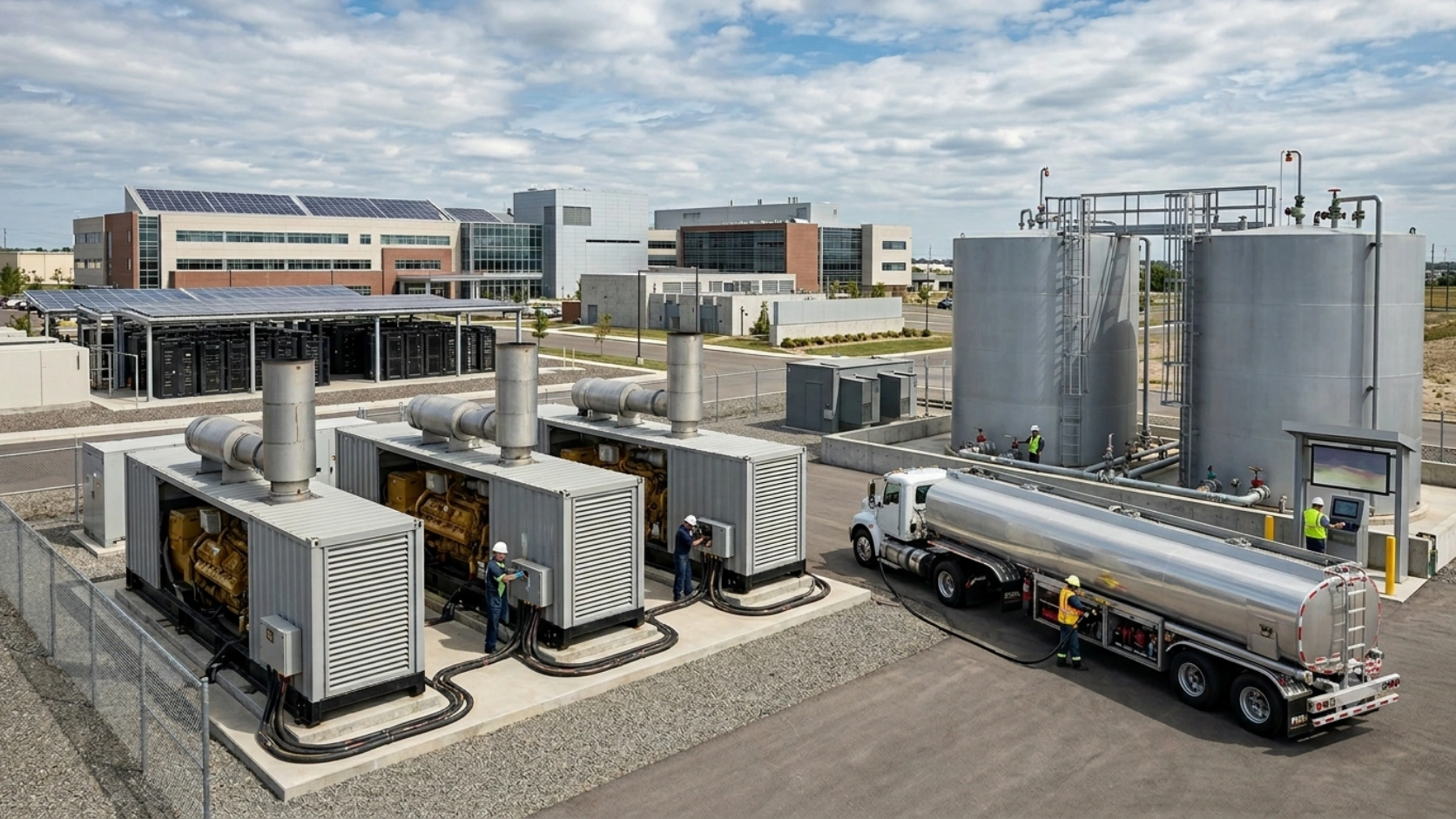 Generator Fuel Management Tips for Large Facilities 